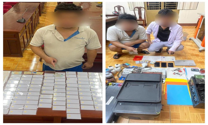 Nhóm đối tượng làm giả giấy tờ: Sổ đỏ , bằng cấp và giấy khám sức khỏe bị phát hiện - Ảnh 4.