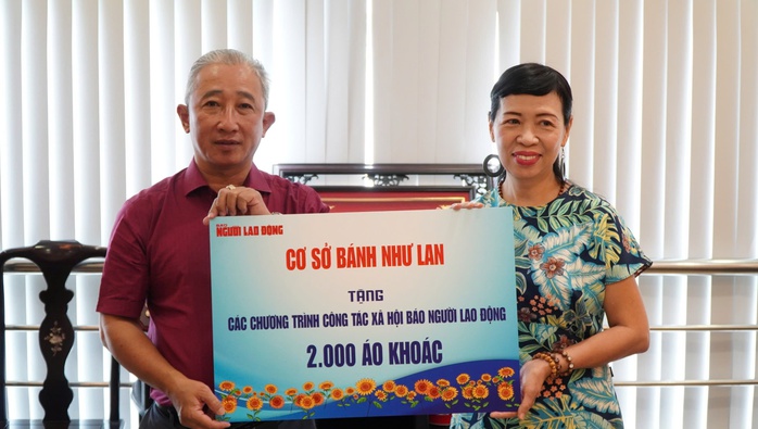 Thương hiệu nổi tiếng cùng Báo Người Lao Động lan tỏa yêu thương - Ảnh 1.