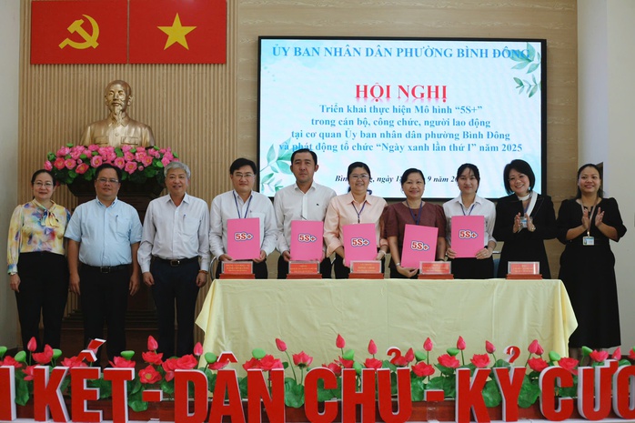 Mô hình "5S+": Bước tiến mới của phường Bình Đông- Ảnh 2.