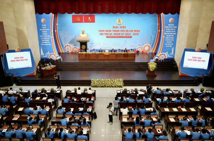 Đại hội Công đoàn phường, xã, đặc khu tại TP HCM hoàn thành trước 31-10 - Ảnh 1.
