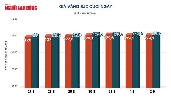 Giá vàng hôm nay 3-9: Tăng mạnh, lập kỷ lục cao nhất trong 14 năm qua - Ảnh 2.