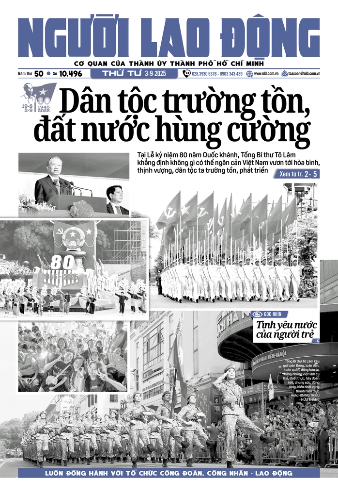 Báo in ngày 3-9: TP HCM vượt khó khi dạy học 2 buổi/ngày - Ảnh 1.