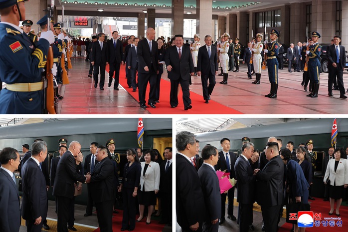 Ông Kim Jong-un tới Bắc Kinh, có khả năng đi cùng con gái Kim Ju-ae - Ảnh 4. Ông Kim Jong-un tới Bắc Kinh, có khả năng đi cùng con gái Kim Ju-ae - Ảnh 4.