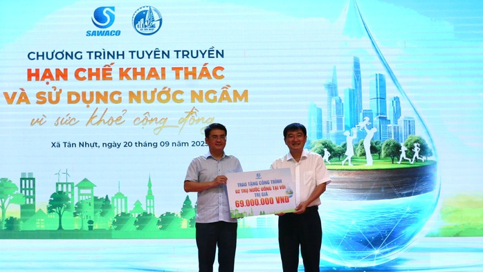 Vì sức khỏe cộng đồng, SAWACO đẩy mạnh bảo vệ nước ngầm- Ảnh 7. Vì sức khỏe cộng đồng, SAWACO đẩy mạnh bảo vệ nước ngầm- Ảnh 7.