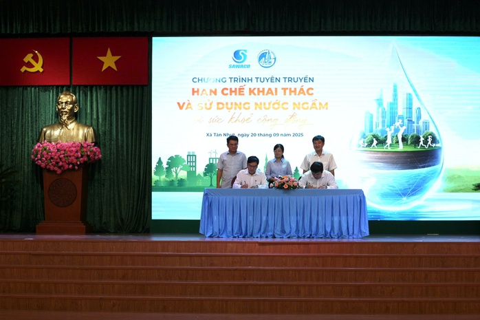 Vì sức khỏe cộng đồng, SAWACO đẩy mạnh bảo vệ nước ngầm- Ảnh 5. Vì sức khỏe cộng đồng, SAWACO đẩy mạnh bảo vệ nước ngầm- Ảnh 5.