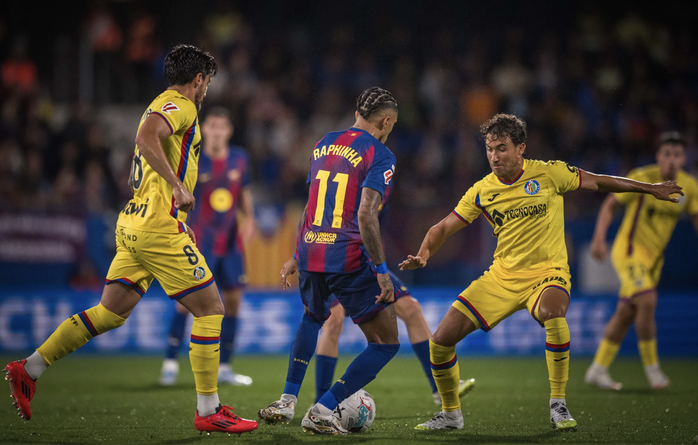Barcelona đại thắng Getafe, áp sát ngôi đầu bảng La Liga- Ảnh 1. Barcelona đại thắng Getafe, áp sát ngôi đầu bảng La Liga- Ảnh 1.