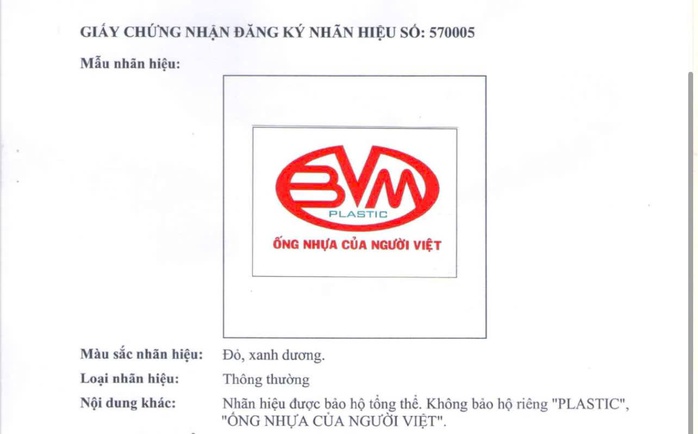 Vụ hai doanh nghiệp nhựa dùng chung từ “Bình Minh”: Bình Minh Việt được công nhận - Ảnh 1.