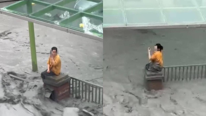 Hai hình ảnh gây sốt giữa siêu bão Ragasa- Ảnh 2.