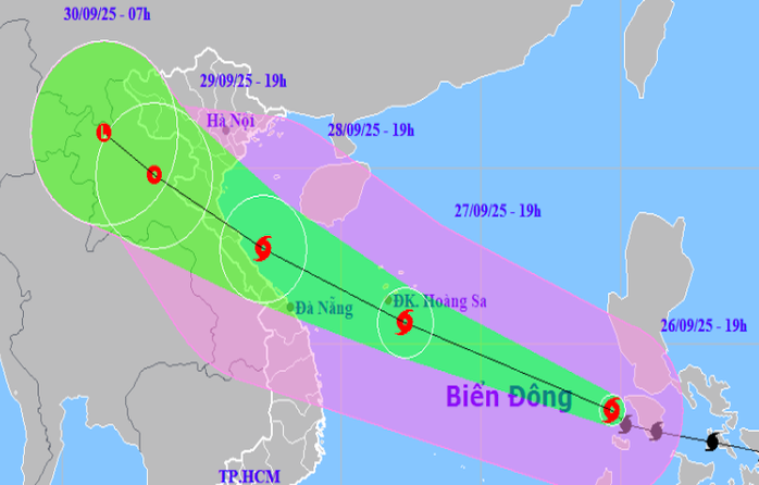 Bão Bualoi đã vào Biển Đông, giật cấp 15- Ảnh 1.