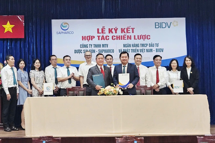 Sapharco hợp tác với BIDV tạo hệ sinh thái số tài chính - công nghiệp dược- Ảnh 1.