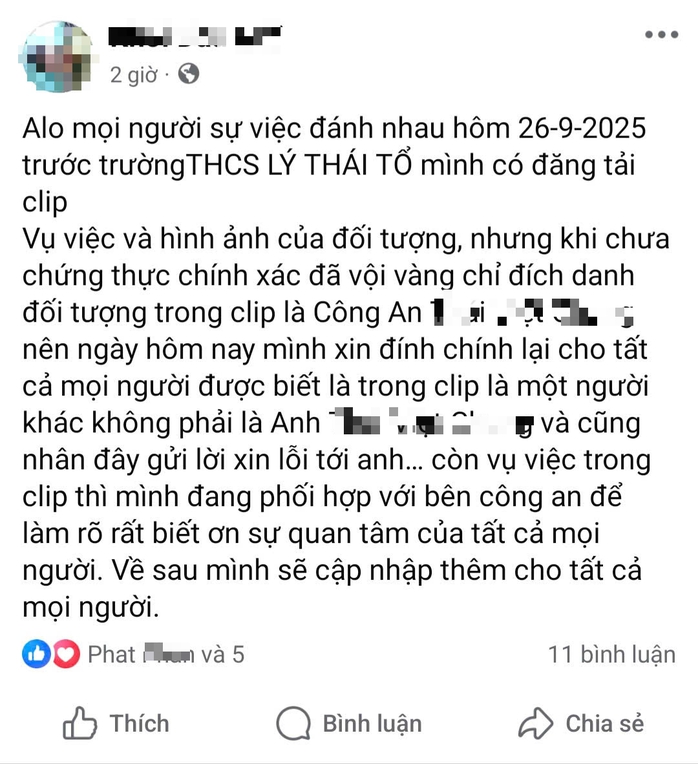 Kẻ đánh người, cầm dao dọa trước trường học ở Nha Trang không phải là công an - Ảnh 3.