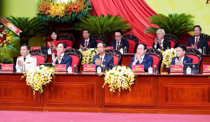 Thủ tướng Phạm Minh Chính dự Đại hội Đảng bộ TP Hải Phòng- Ảnh 2.
