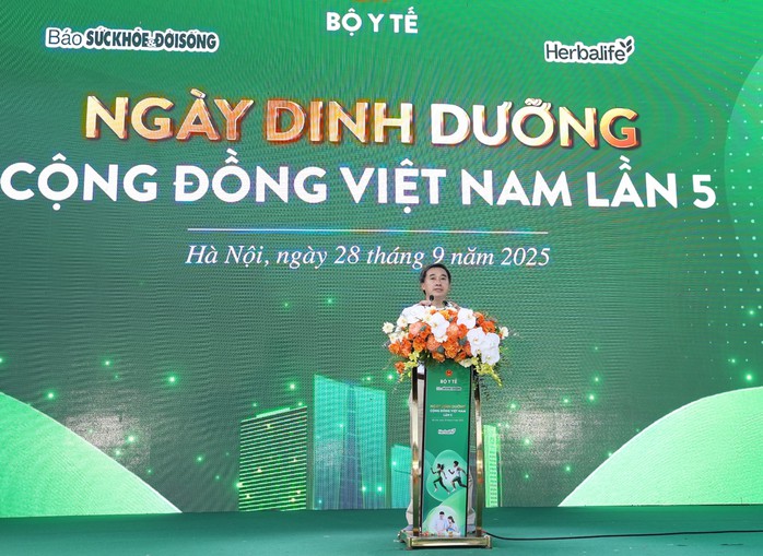 Thứ trưởng Trần Văn Thuấn: Dinh dưỡng là nền tảng sức khỏe cộng đồng - Ảnh 1.