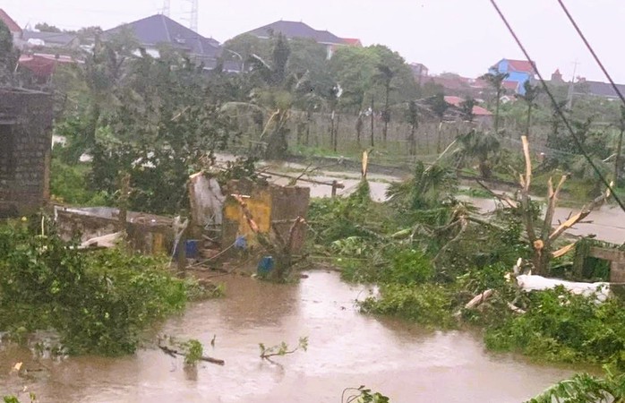 VIDEO: Lốc xoáy kinh hoàng ở Ninh Bình làm 6 người chết, 7 người bị thương- Ảnh 1.