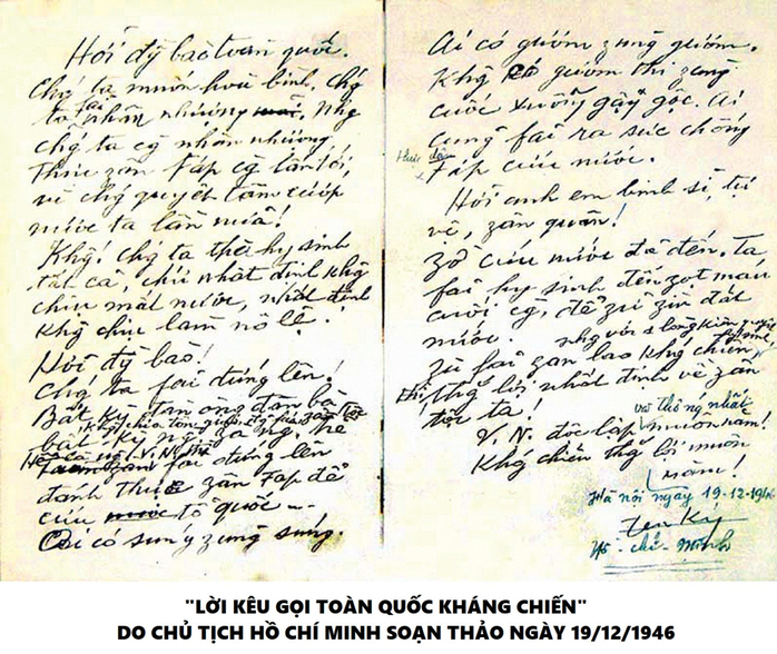 Bảo vật quốc gia – áng hùng văn bất tử "Lời kêu gọi Toàn quốc kháng chiến" - Ảnh 1.