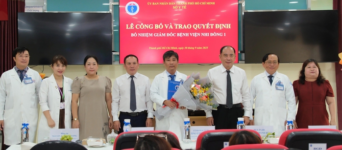 Bệnh viện Nhi đồng 1 có giám đốc mới - Ảnh 1.