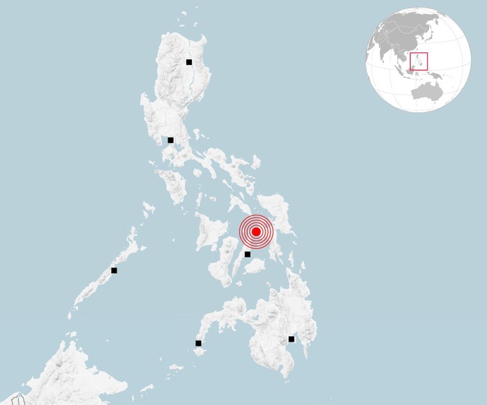 Động đất mạnh làm rung chuyển Philippines- Ảnh 1.