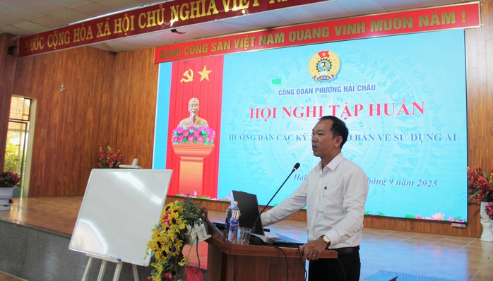 Tập huấn công nghệ AI cho hơn 100 cán bộ Công đoàn tại Đà Nẵng- Ảnh 1.