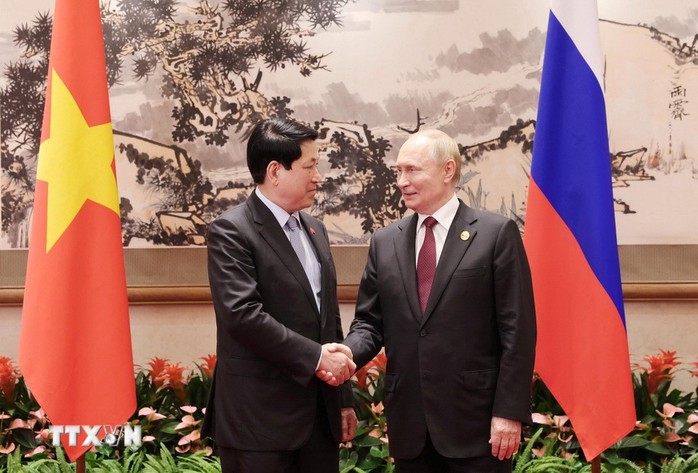 Chủ tịch nước Lương Cường hội kiến Tổng thống Nga Vladimir Putin - Ảnh 2.