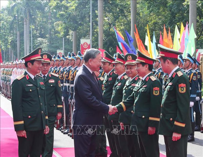 Tổng Bí thư Tô Lâm dự Lễ Kỷ niệm 80 năm Ngày truyền thống Bộ Tổng Tham mưu QĐND Việt Nam- Ảnh 1.