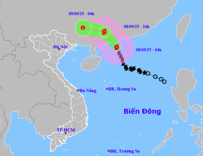 Bão số 7 giật lên cấp 13, cảnh báo mưa lớn, dông, lốc ở miền Bắc- Ảnh 1. Bão số 7 giật lên cấp 13, cảnh báo mưa lớn, dông, lốc ở miền Bắc- Ảnh 1.