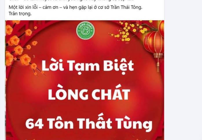 3 tháng sau vụ lòng se điếu gây tranh cãi, Lòng "Chát" quán đóng cửa cơ sở gần 10 năm- Ảnh 1. 3 tháng sau vụ lòng se điếu gây tranh cãi, Lòng "Chát" quán đóng cửa cơ sở gần 10 năm- Ảnh 1.