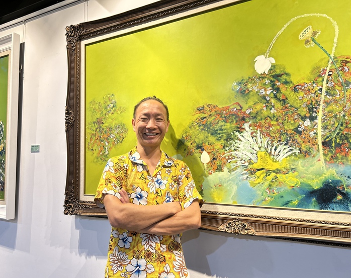 Hoạ sĩ Hùng Rô "Tái sinh" trong nghệ thuật - Ảnh 1.