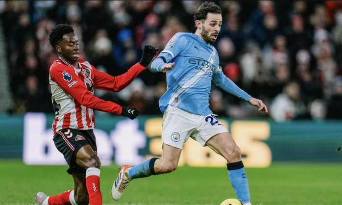 Bị Sunderland cầm ch&acirc;n, Man City hụt hơi cuộc đua v&ocirc; địch - Ảnh 1.