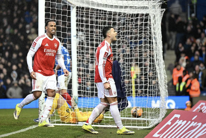 Martinelli lập hat-trick, Arsenal hạ Portsmouth v&agrave;o v&ograve;ng 4 FA Cup - Ảnh 5.