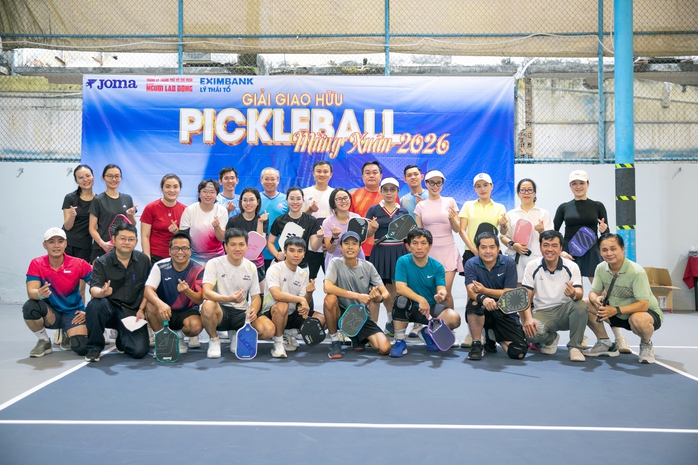 Giao lưu pickleball mừng Xu&acirc;n B&iacute;nh Ngọ 2026 - Ảnh 1.