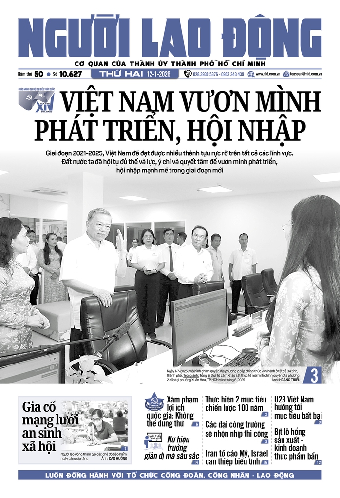 B&aacute;o in Người Lao Động 12-1: Quyền lực "v&agrave;ng đen" - Ảnh 1.