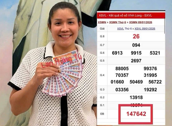 Xổ số miền Nam: T&acirc;y Ninh , TPHCM , Vĩnh Long v&agrave; Cần Thơ tr&uacute;ng độc đắc li&ecirc;n tiếp - Ảnh 4.