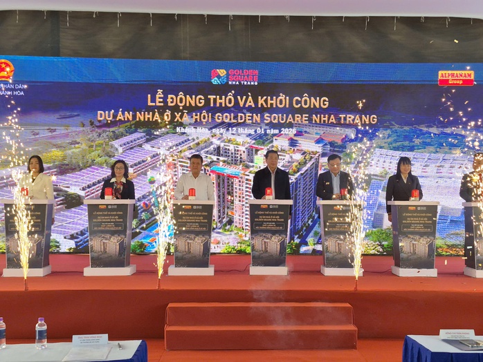 Khởi c&ocirc;ng dự &aacute;n NOXH Golden Square Nha Trang - Ảnh 1.