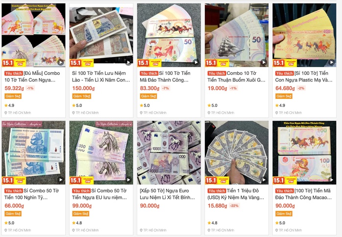 Tiền l&igrave; x&igrave; con Ngựa Tết 2026 b&aacute;n sớm, gi&aacute; chỉ từ v&agrave;i ngh&igrave;n đồng - Ảnh 1.