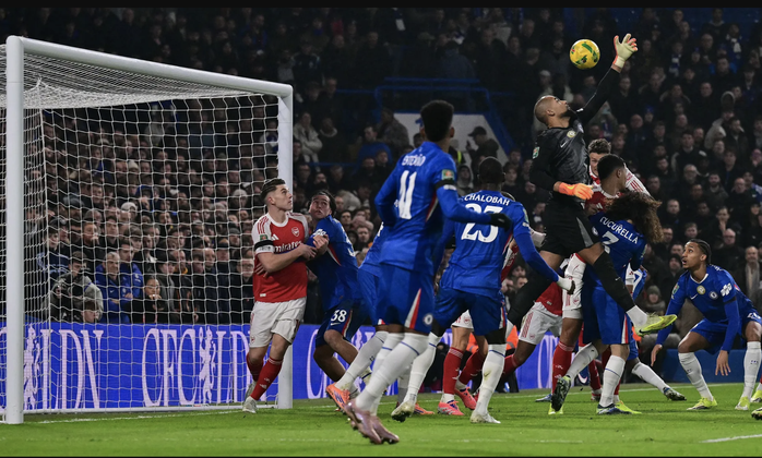 Thua Arsenal ở Stamford Bridge, Chelsea mơ lật ngược t&igrave;nh thế League Cup - Ảnh 1.