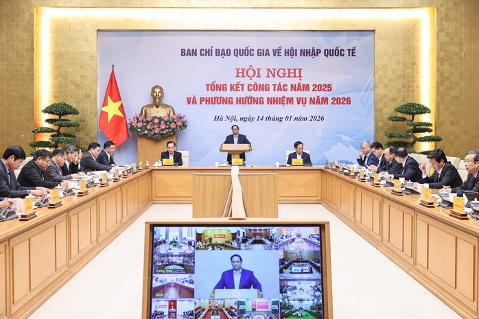 Thủ tướng Phạm Minh Ch&iacute;nh chủ tr&igrave; Hội nghị về hội nhập quốc tế 2026 - Ảnh 1.