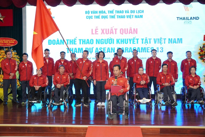Đo&agrave;n TTNKT Việt Nam l&ecirc;n đường dự ASEAN Para Games 13 - Ảnh 1.