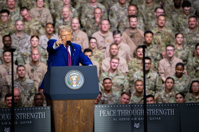 Căng thẳng Iran leo thang, Mỹ rút quân tại căn cứ quân sự lớn nhất Trung Đông - Ảnh 1.