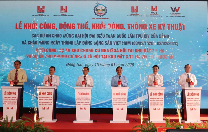 Đồng Nai khởi c&ocirc;ng 2 dự &aacute;n nh&agrave; ở x&atilde; hội, gi&aacute; thấp nhất 453 triệu đồng/căn - Ảnh 1.
