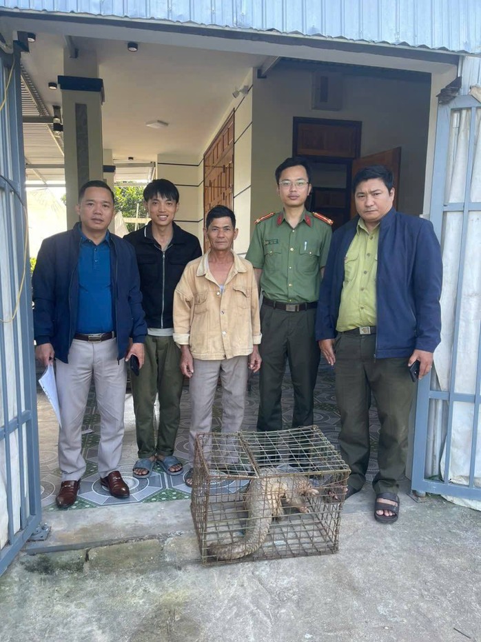 &Ocirc;ng Sử Luyện ở Đ&agrave; Nẵng giao nộp con vật qu&yacute; nặng 7 kg - Ảnh 1.