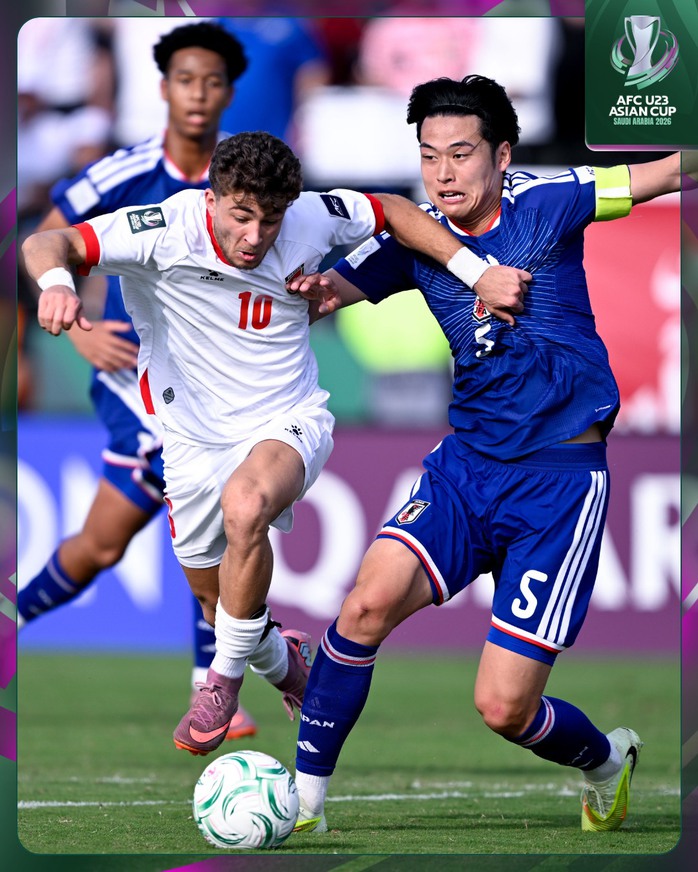 U23 Nhật Bản thắng nghẹt thở U23 Jordan tr&ecirc;n chấm lu&acirc;n lưu - Ảnh 1.