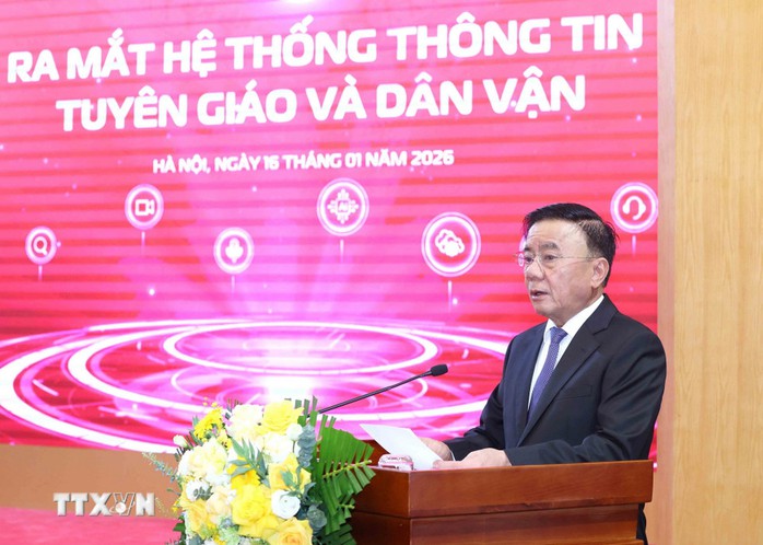 Thường trực Ban B&iacute; thư Trần Cẩm T&uacute; dự Lễ ra mắt Ứng dụng di động Tuy&ecirc;n gi&aacute;o v&agrave; D&acirc;n vận - Ảnh 2.