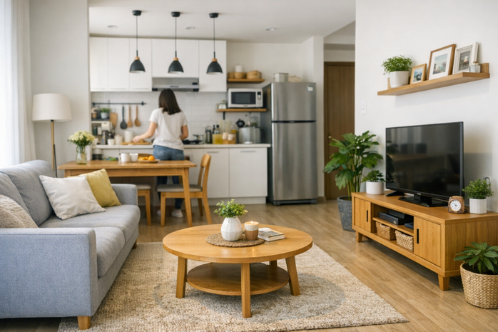 2 giờ thay đổi kh&ocirc;ng gian sống - Ảnh 1.