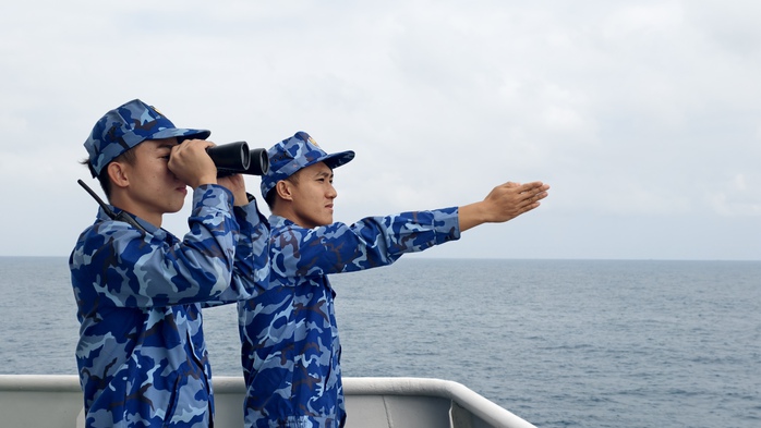 Cảnh s&aacute;t biển hướng về Đại hội XIV - Ảnh 2.