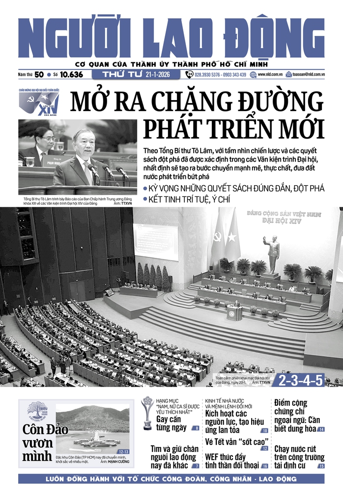 B&aacute;o in ng&agrave;y 21-1: Kết tinh tr&iacute; tuệ, &yacute; ch&iacute; - Ảnh 1.