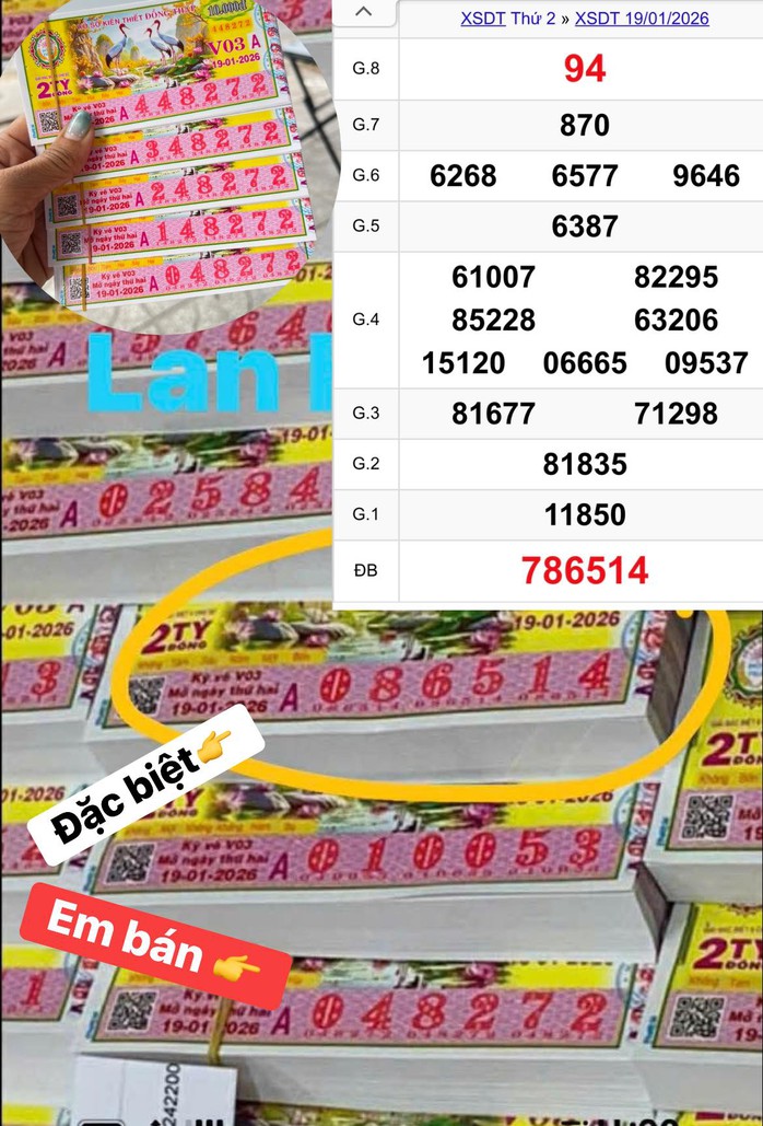 Xổ số miền Nam: T&igrave;m người tr&uacute;ng độc đắc 84 tỉ Đồng Chiều 20 - 1 - Ảnh 1.