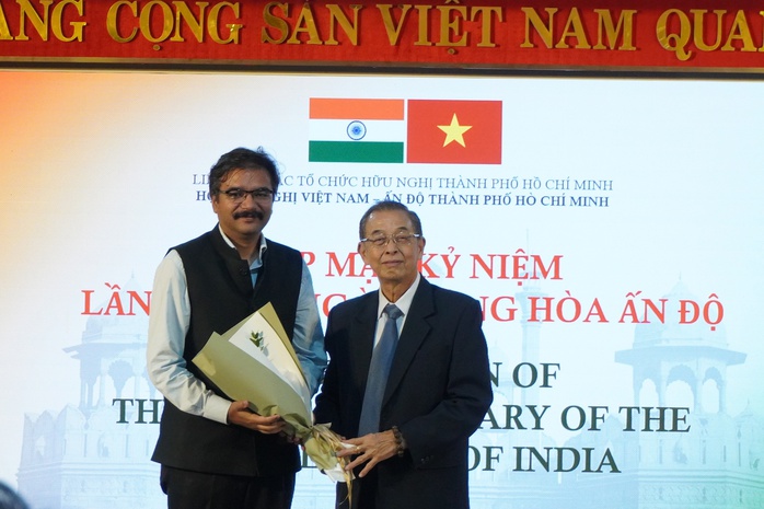 TP HCM kỷ niệm 77 năm Ngày Cộng hòa Ấn Độ: Thắt chặt tình hữu nghị Việt - Ấn - Ảnh 1.