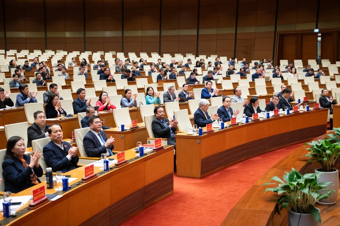 Chủ tịch Quốc hội chủ tr&igrave; Hội nghị th&ocirc;ng b&aacute;o nhanh kết quả Đại hội XIV của Đảng - Ảnh 1.