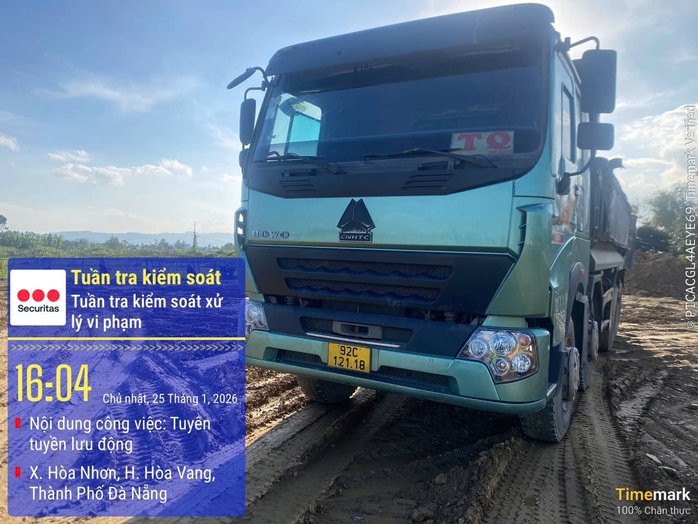 CSGT Đ&agrave; Nẵng xử l&yacute; xe qu&aacute; tải vi phạm đường cấm tại B&agrave; N&agrave; - Ảnh 5.