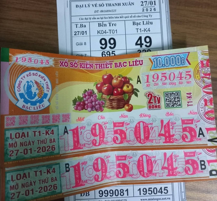 Xổ số miền Nam: Chiều 28-1, t&igrave;m ra người tr&uacute;ng độc đắc v&agrave; an ủi 2 đ&agrave;i - Ảnh 1.